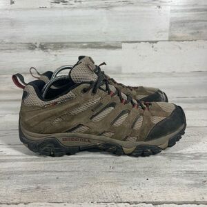 Merrell Moab Mens Waterproof Vibram Hiking Shoes Sneakers Low‎ Top Brown Size 9